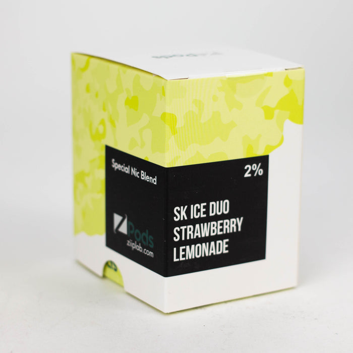 ZPOD | SKTL collection Pods Box of 5 packs (20 mg/mL) Federal Excise Tax ONE SK Ice Duo Strawberry Lemonade