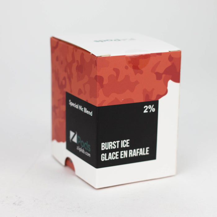 ZPOD | SKTL collection Pods Box of 5 packs (20 mg/mL) Federal Excise Tax ONE Burst (SK) Ice