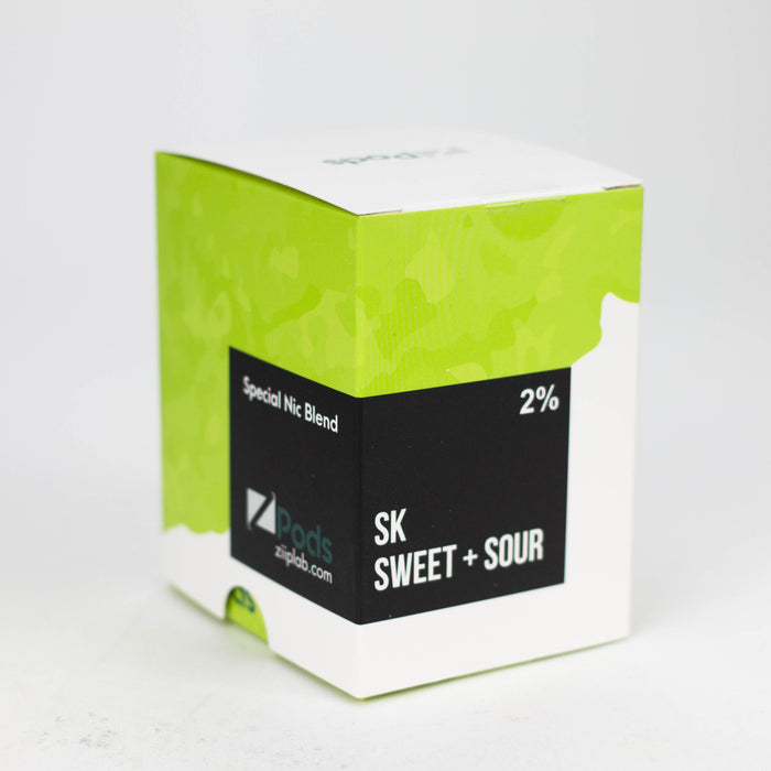 ZPOD | SKTL collection Pods Box of 5 packs (20 mg/mL) Federal Excise Tax ONE SK Sweet + Sour