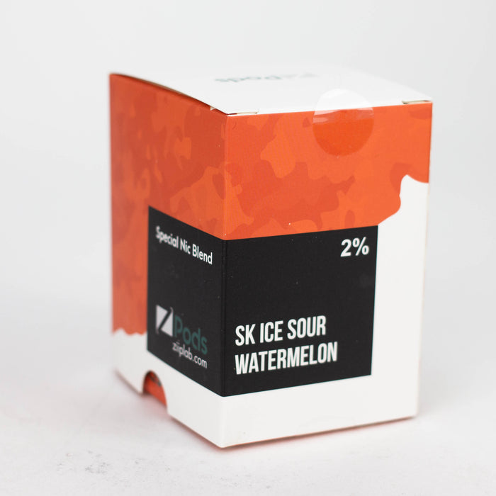 ZPOD | SKTL collection Pods Box of 5 packs (20 mg/mL) Federal Excise Tax ONE SK Ice Sour watermelon