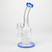 9" bent neck bubbler with tier diffuser [Color Assorted] Glass Bong ONE