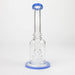9" bent neck bubbler with tier diffuser [Color Assorted] Glass Bong ONE