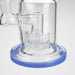 9" bent neck bubbler with tier diffuser [Color Assorted] Glass Bong ONE
