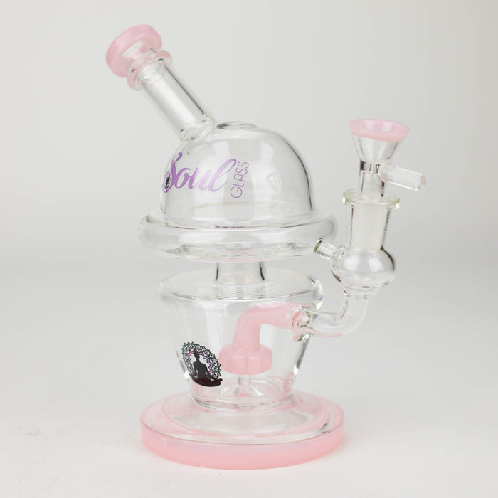 8" SOUL Glass bong [S2069] Glass Bong Canadian Distributor Pink