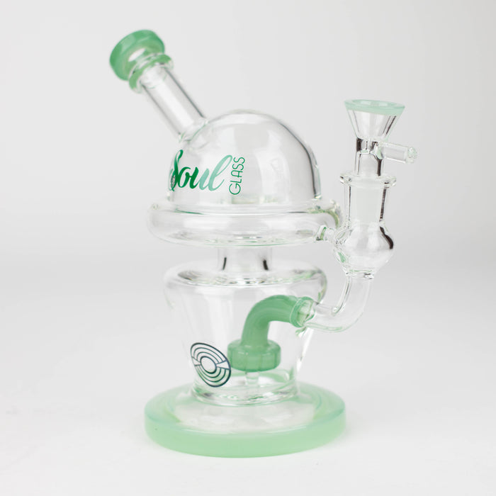 8" SOUL Glass bong [S2069] Glass Bong Canadian Distributor Green