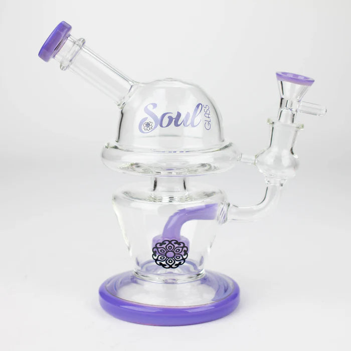 [6 Pack Bundle] 8" SOUL Glass bong [S2069] Glass Bong ONE