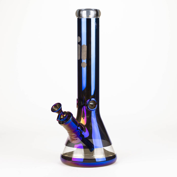 13.5" Infyniti 7 mm metallic classic beaker bong