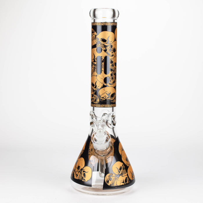 Infyniti | 14" Skull beaker 7 mm glass bong Glass Bong ONE