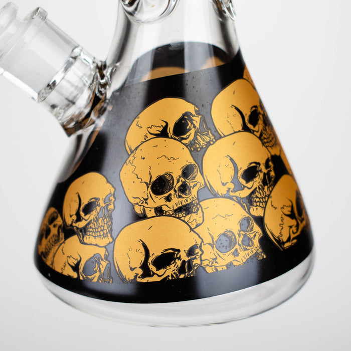 Infyniti | 14" Skull beaker 7 mm glass bong Glass Bong ONE