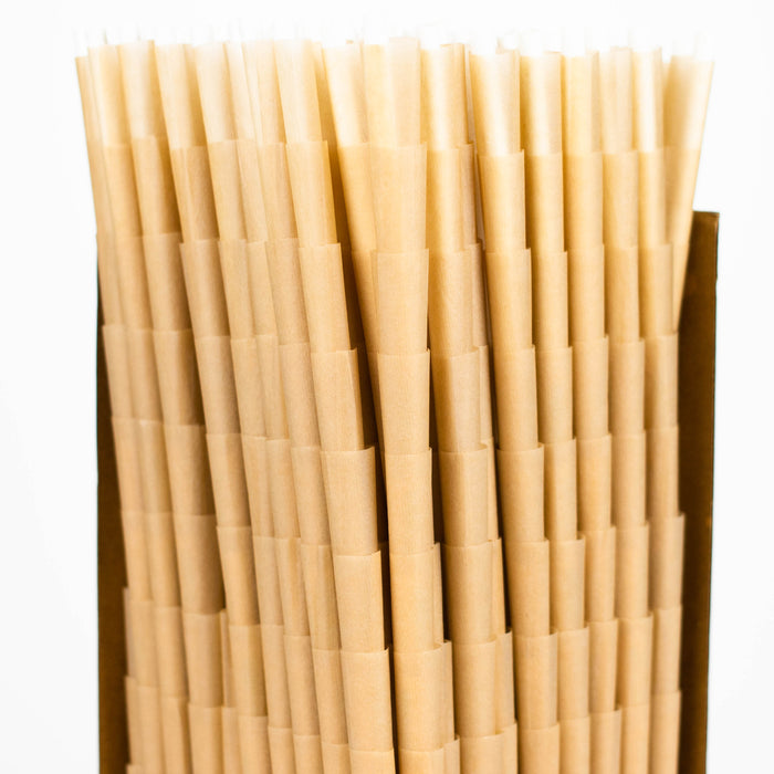 Stash-Pro | Unbleached (Brown) 109 mm Pre-Rolled cones Tower 1000 ROLLING PAPER Stash-Pro