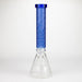 COBRA | 14" sandblasted geometric graphic 7 mm glass bong [YY01] Glass Bong JJ Distribution