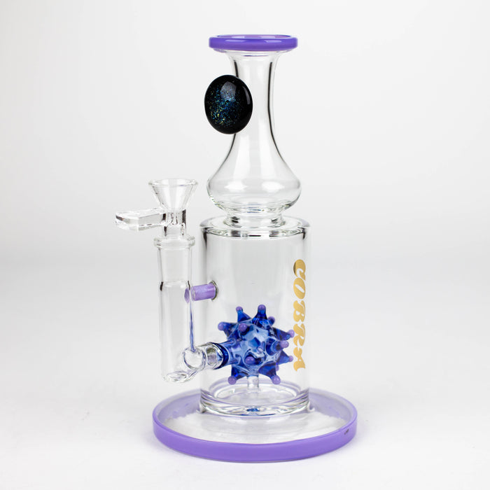 COBRA | 8.5" Glass bong [DD04] Bongs JJ Distribution Milk Purple