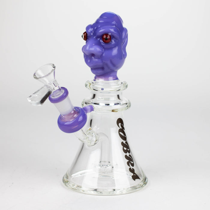 COBRA | 8" Glass bong [DD27] Glass Bong JJ Distribution Milk Purple