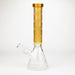 COBRA | 14" sandblasted geometric graphic 7 mm glass bong [YK07] Glass Bong JJ Distribution
