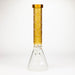 COBRA | 14" sandblasted geometric graphic 7 mm glass bong [YK07] Glass Bong JJ Distribution