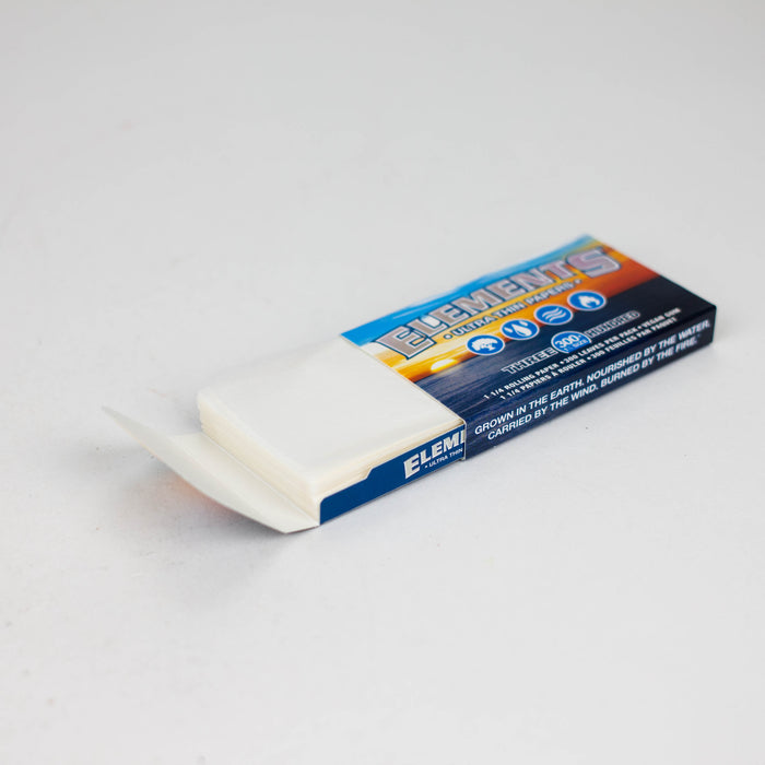 Elements Ultra Thin Rice Rolling Papers 300 x 1 1/4 Size Papers ROLLING PAPER ONE