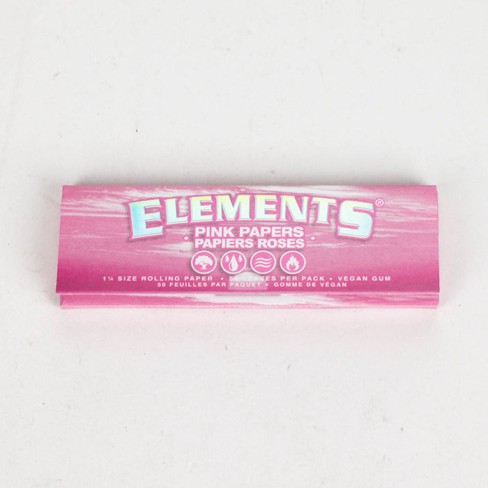 Elements Pink smoking Papers 1 1/4 - 25 packs 1 - 1/4" Size ONE