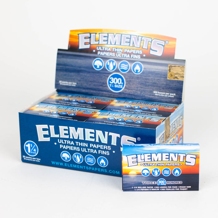 Elements Ultra Thin Rice Rolling Papers 300 x 1 1/4 Size Papers