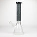 COBRA | 14" sandblasted geometric graphic 7 mm glass bong [YK06] Glass Bong JJ Distribution