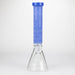 COBRA | 14" sandblasted geometric graphic 7 mm glass bong [YK08] Glass Bong JJ Distribution