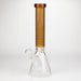 COBRA | 14" sandblasted geometric graphic 7 mm glass bong [YY04] Glass Bong JJ Distribution Campagne