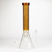 COBRA | 14" sandblasted geometric graphic 7 mm glass bong [YY04] Glass Bong JJ Distribution