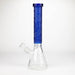 COBRA | 14" sandblasted geometric graphic 7 mm glass bong [YY03] Glass Bong JJ Distribution