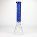 COBRA | 14" sandblasted geometric graphic 7 mm glass bong [YY03] Glass Bong JJ Distribution