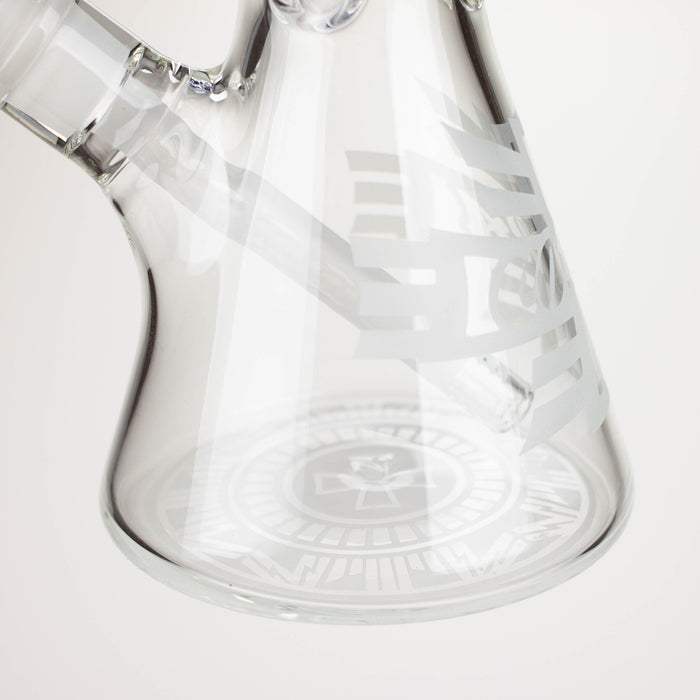 COBRA | 14" sandblasted geometric graphic 7 mm glass bong [YY03] Glass Bong JJ Distribution