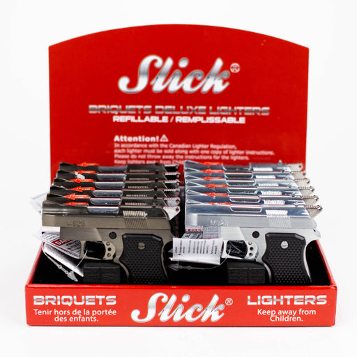 Slick® | Deluxe Torch Lighter with built-in 9MM Laser pointer [YYG-803] Lighters Slick Lighters