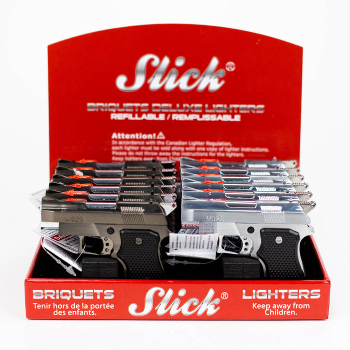 Slick® | Deluxe Torch Lighter with built-in 9MM Laser pointer  [YYG-803]
