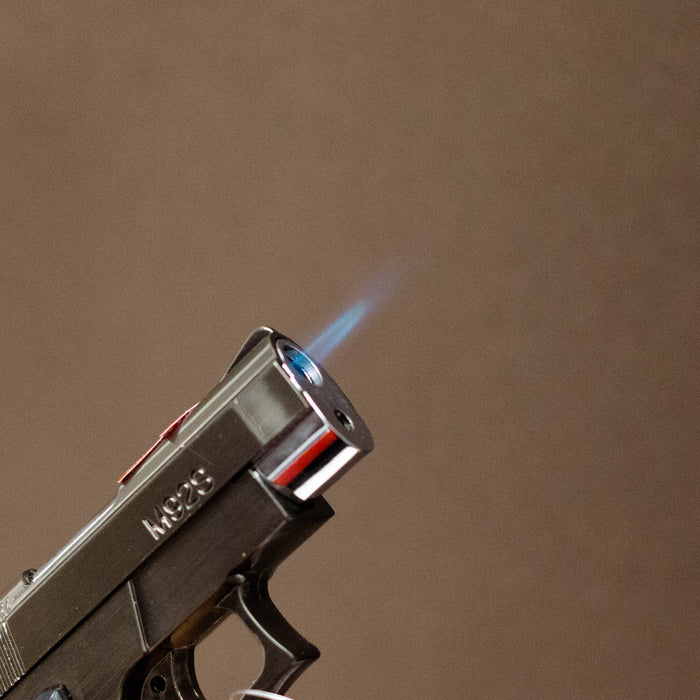 Slick® | Deluxe Torch Lighter with built-in 9MM Laser pointer [YYG-803] Torch Slick Lighters