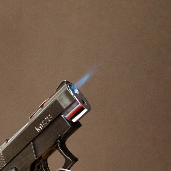 Slick® | Deluxe Torch Lighter with built-in 9MM Laser pointer  [YYG-803]