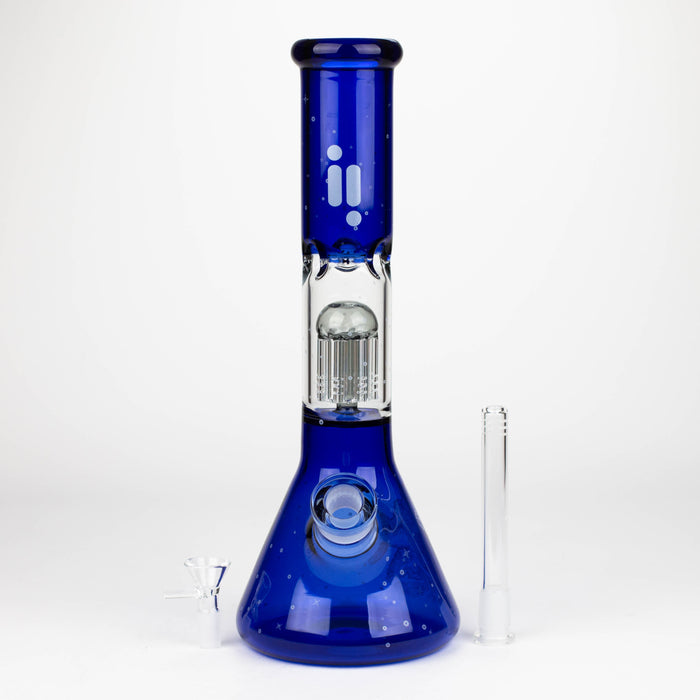 Infyniti | Untamed 14" 7 mm classic beaker water bong - Wolf [GP2018] Glass Bong ONE