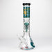 Infyniti | Untamed 14" 7 mm classic beaker water bong - Koi Fish [GP2021] Glass Bong ONE