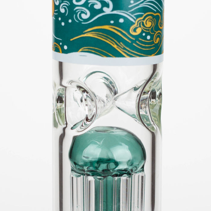 Infyniti | Untamed 14" 7 mm classic beaker water bong - Koi Fish [GP2021] Glass Bong ONE