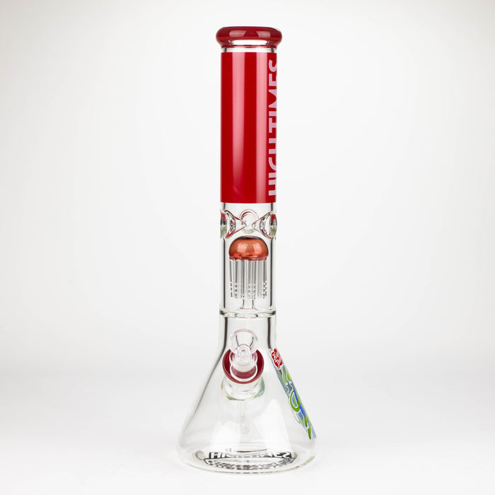 Infyniti | High Times 16" 7 mm classic beaker water bong with tree arm percolator [HIT1020GP] Glass Bong ONE