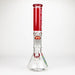 Infyniti | High Times 16" 7 mm classic beaker water bong with tree arm percolator [HIT1020GP] Glass Bong ONE