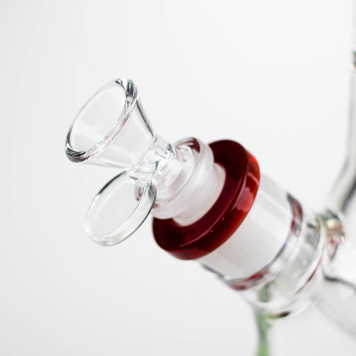 Infyniti | High Times 16" 7 mm classic beaker water bong with tree arm percolator [HIT1020GP] Glass Bong ONE