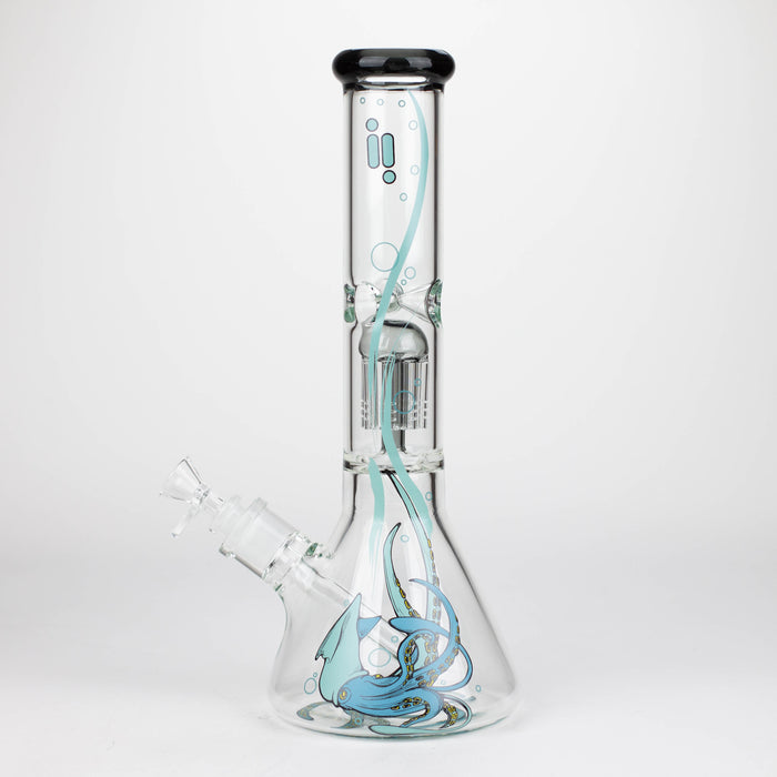 Infyniti | Untamed 14" 7 mm classic beaker water bong - Octopus [GP2014]