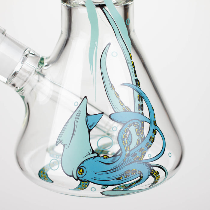 Infyniti | Untamed 14" 7 mm classic beaker water bong - Octopus [GP2014] Bongs ONE