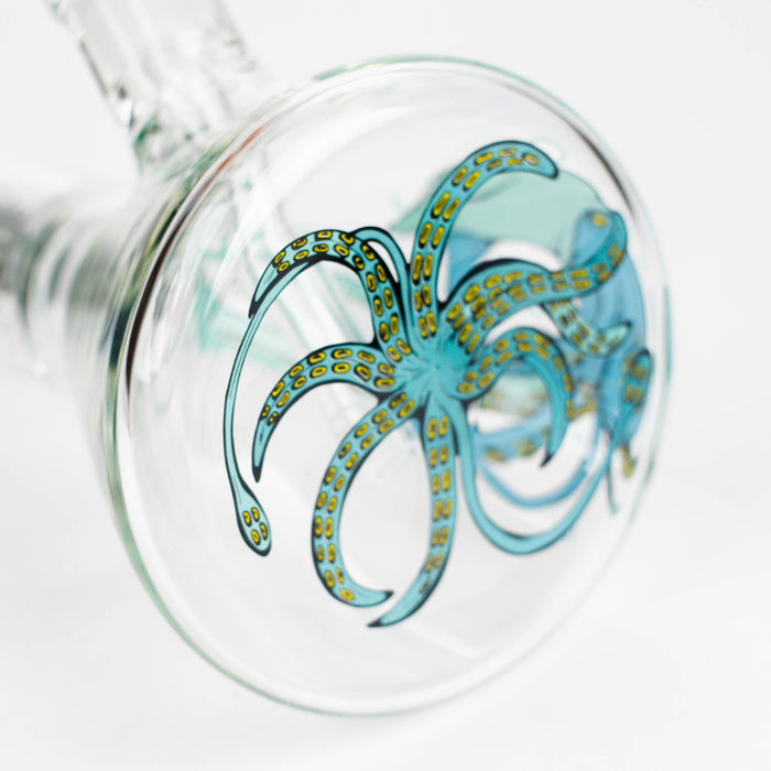 Infyniti | Untamed 14" 7 mm classic beaker water bong - Octopus [GP2014] Bongs ONE