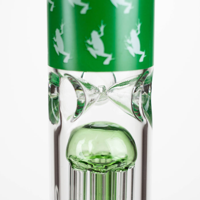 Infyniti | Untamed 14" 7 mm classic beaker water bong - Green Frog [GP2015] Glass Bong ONE