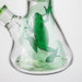 Infyniti | Untamed 14" 7 mm classic beaker water bong - Green Frog [GP2015] Glass Bong ONE