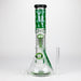 Infyniti | Untamed 14" 7 mm classic beaker water bong - Green Frog [GP2015] Glass Bong ONE