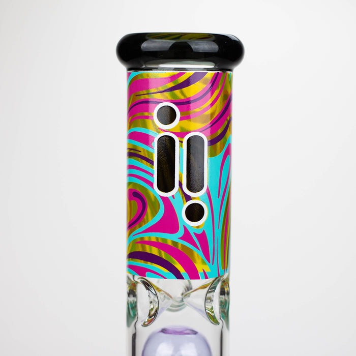Infyniti | Untamed 14" 7 mm classic beaker water bong - Jellyfish [GP2016] Glass Bong ONE