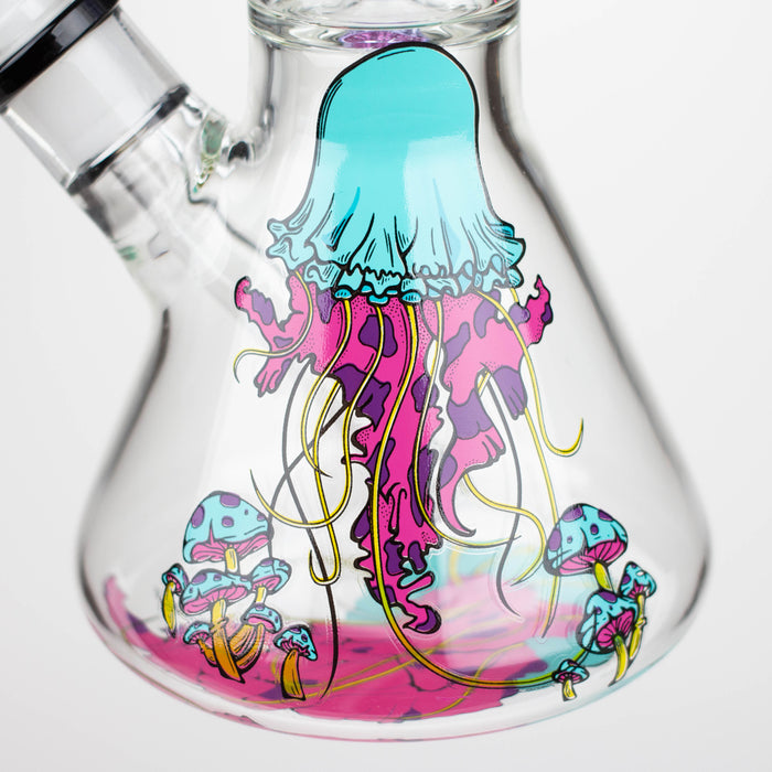 Infyniti | Untamed 14" 7 mm classic beaker water bong - Jellyfish [GP2016] Glass Bong ONE