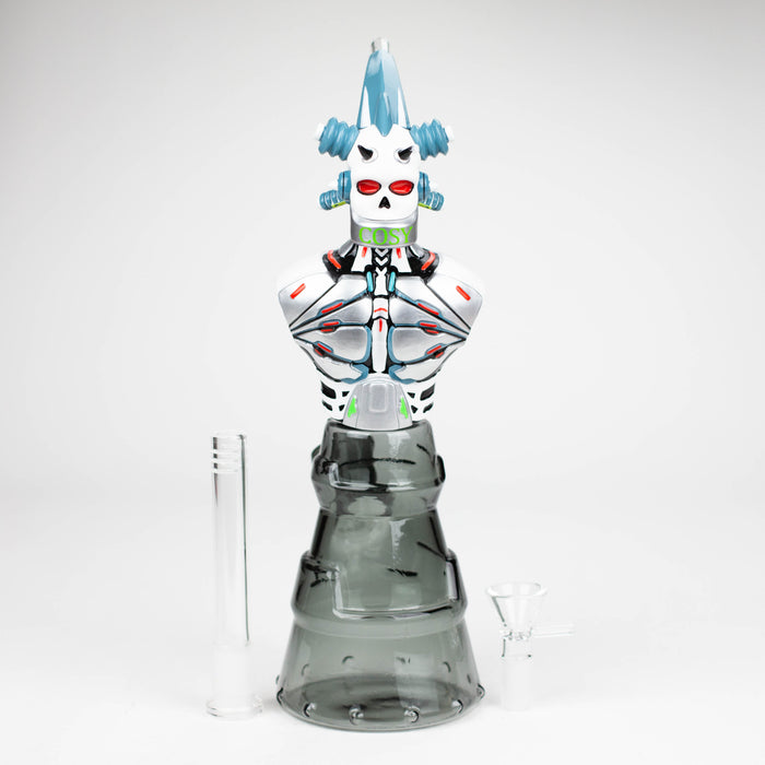 10'' Resin Mechanical skull water pipe [CY011] Resin · Silicone · Plastic Bong YHS Smoke