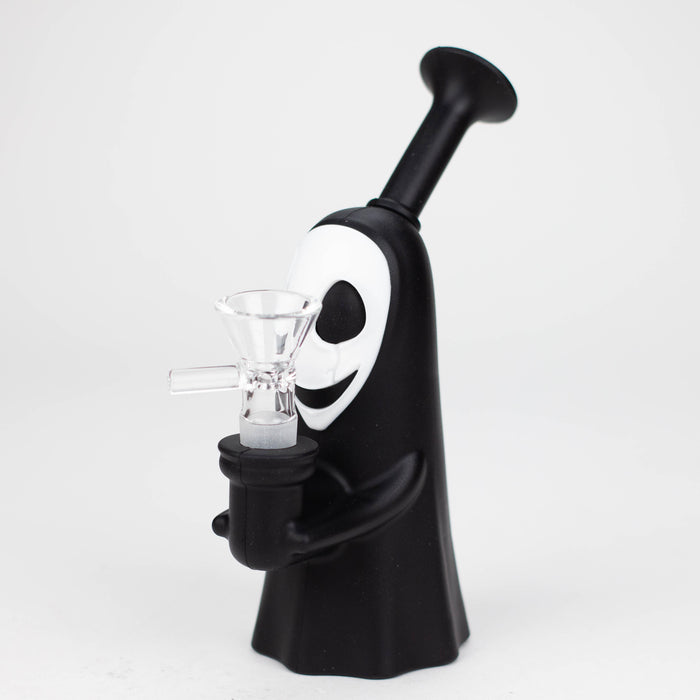 6.5" Ghost Face Water Pipe [YS-609] Resin · Silicone · Plastic Bong JJ Distribution