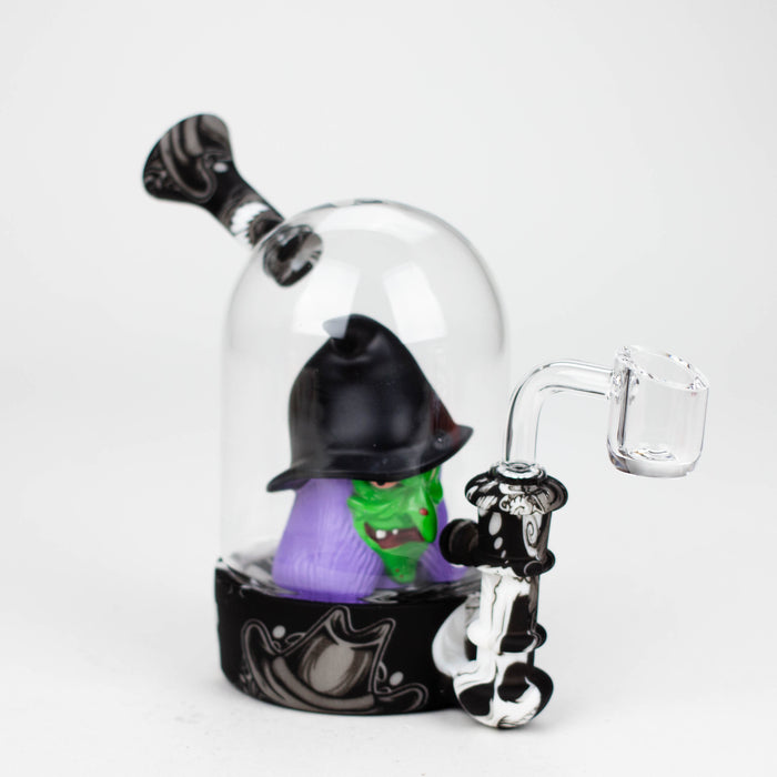 6'' Waterwheel water pipe-Witch [H194G] Resin · Silicone · Plastic Bong YHS Smoke